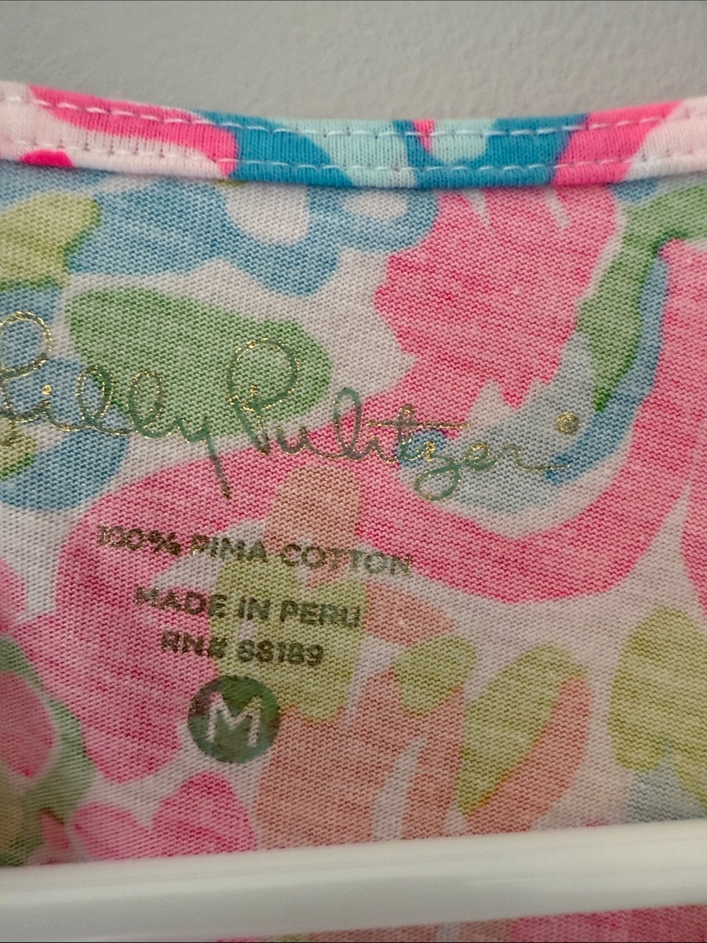 Lilly Pulitzer Women’s Pima Cotton Multi Color Dress Size M - Picture 2 of 5